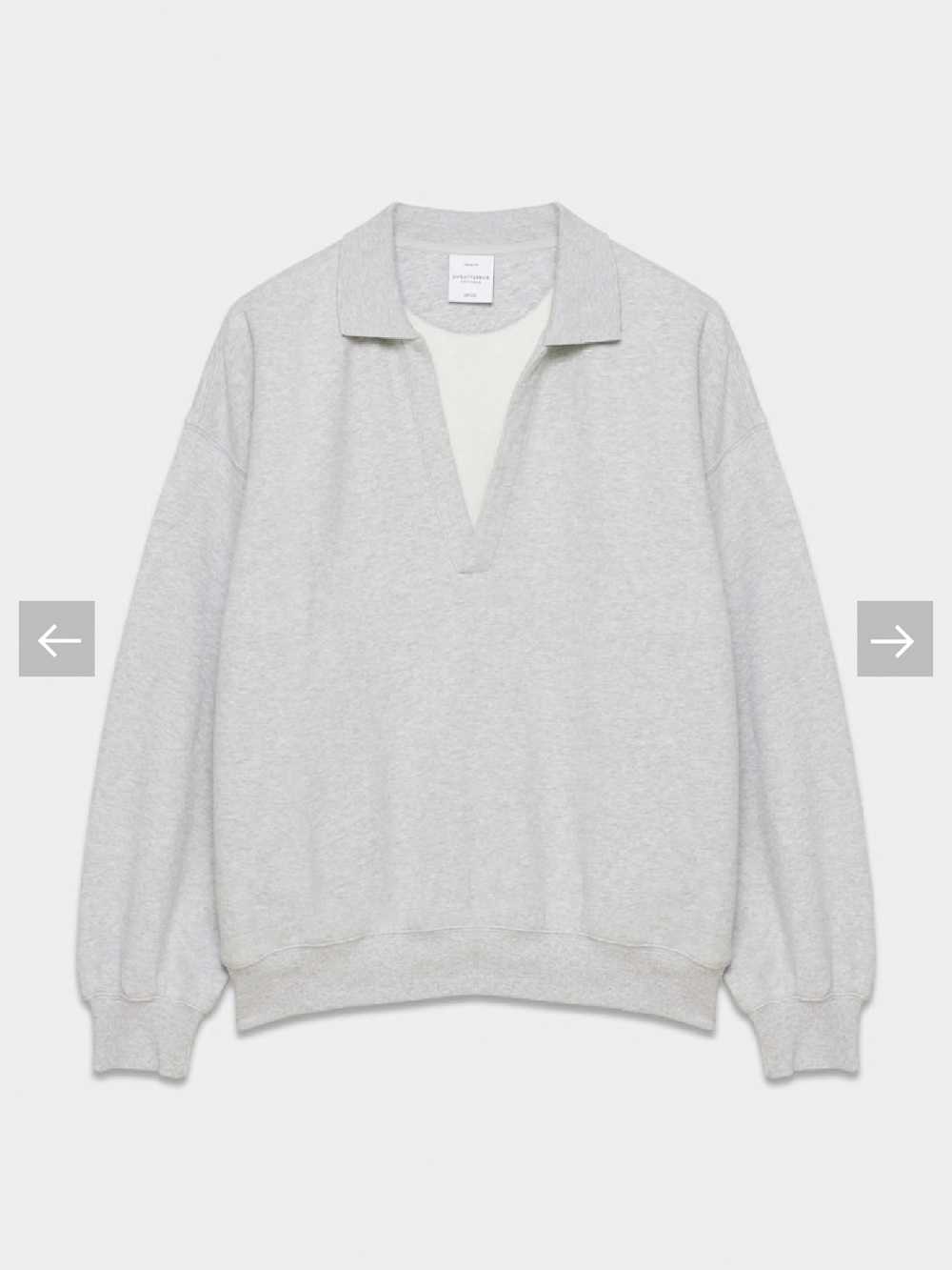 Aritzia Cozy Fleece Mega Polo Shirt